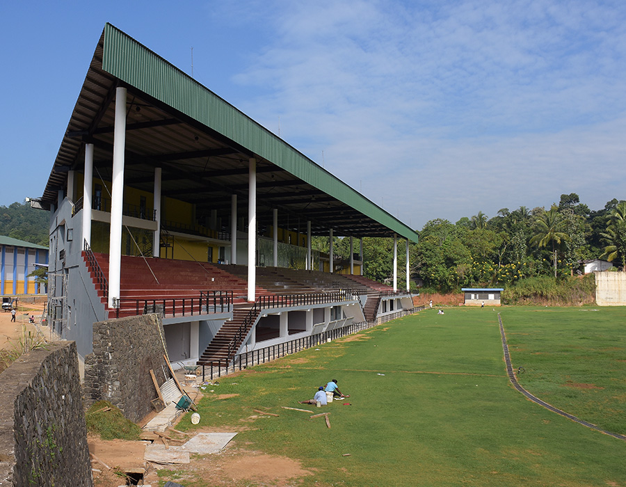 Balance work of Main Pavilion at Provincial Level Sport Complex - Digana